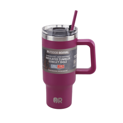Outdoor Revival™ 40 OZ Stainless Steel Insulated Tumbler with Handle